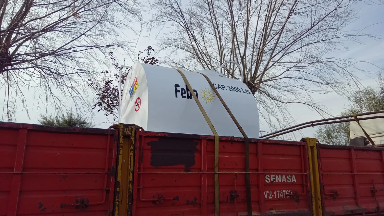 Tanque Cisterna 10.000 L en Transporte